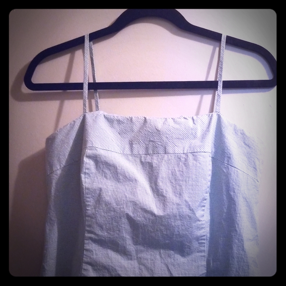 Brooks Brothers Dress- Green & White, w/o straps